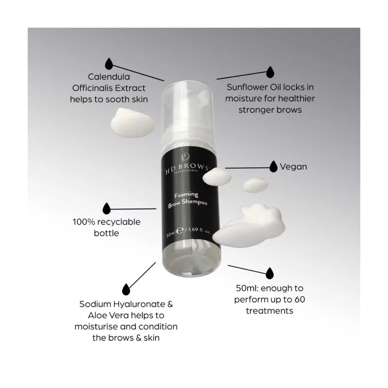 HD Brows Putojantis Antakių Šampūnas (50ml)
