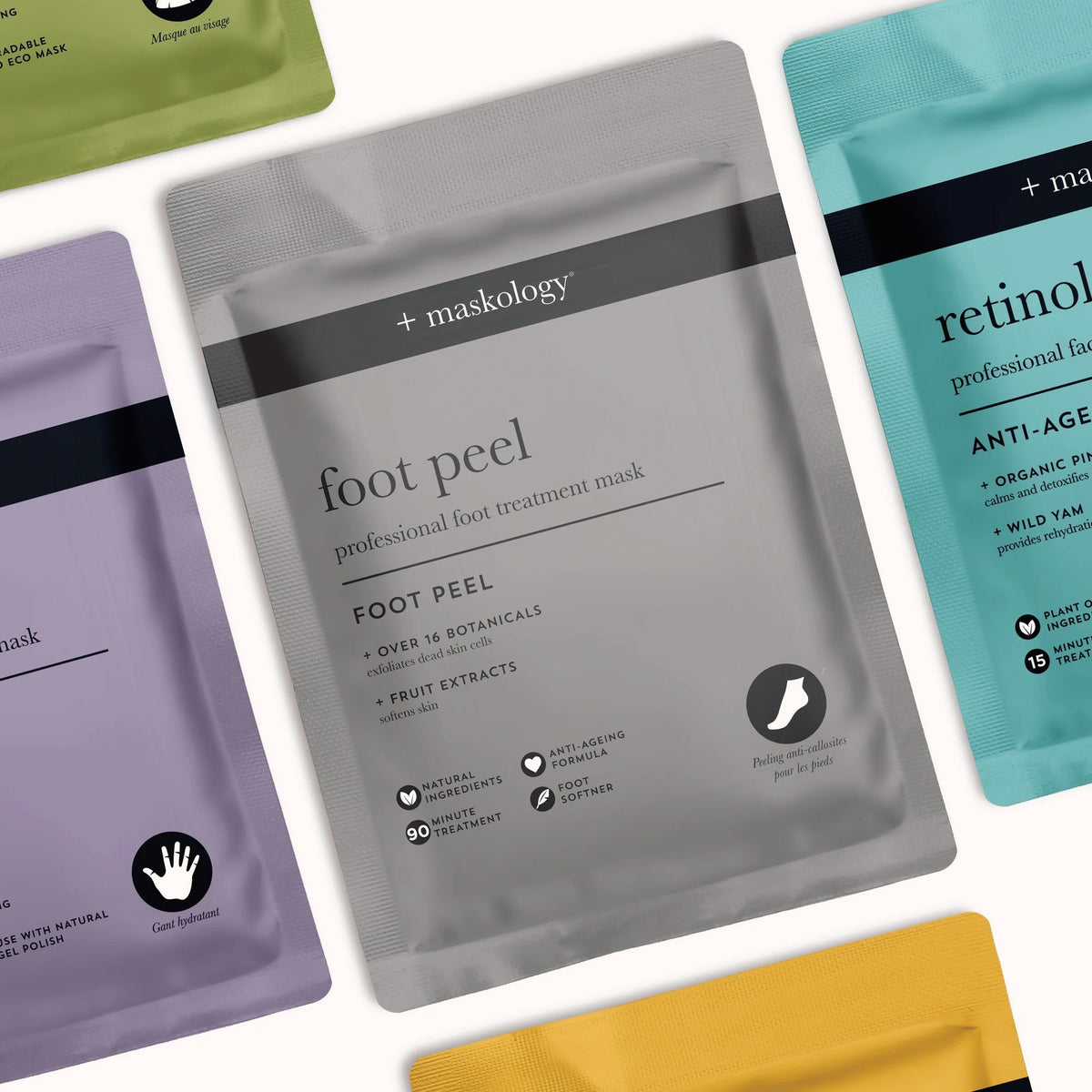 Maskology FOOT PEEL nulupamoji pėdų kaukė-kojinės, 1 pora