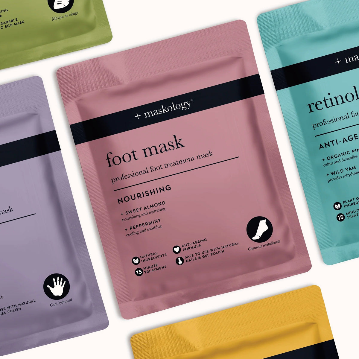 Maskology FOOT MASK pėdų kaukė-kojinės, 1 pora