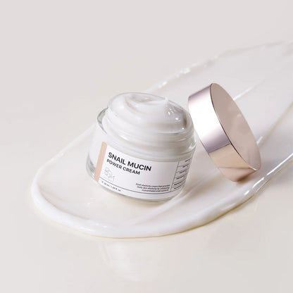 BOM Snail Mucin Power Cream - drėkinantis ir stangrinantis veido kremas