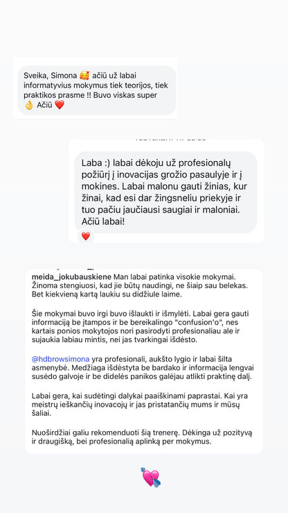Korėjietiškas Blakstienų rietimo (Korean Lashlift) Masterclass (rezervacija)