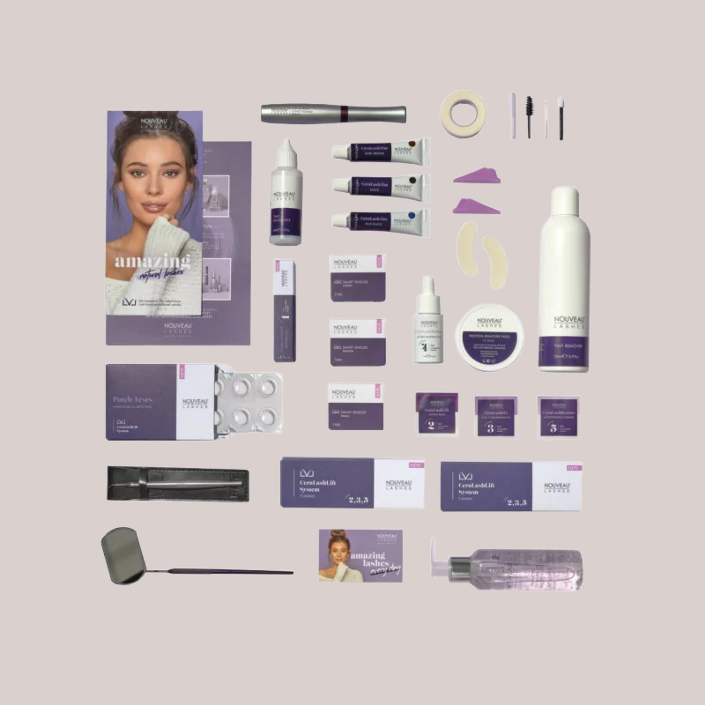 Nouveau Lashes LVL CeraLashLift COMPLETE blakstienų laminavimo rinkinys