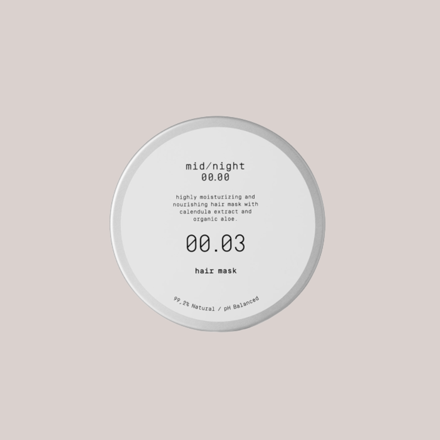 Midnight 00.00 "00.03 Hair Mask" kondicionuojanti kaukė plaukams 200ml