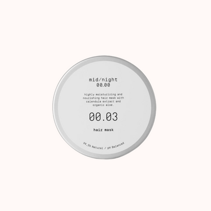 Midnight 00.00 "00.03 Hair Mask" kondicionuojanti kaukė plaukams 200ml
