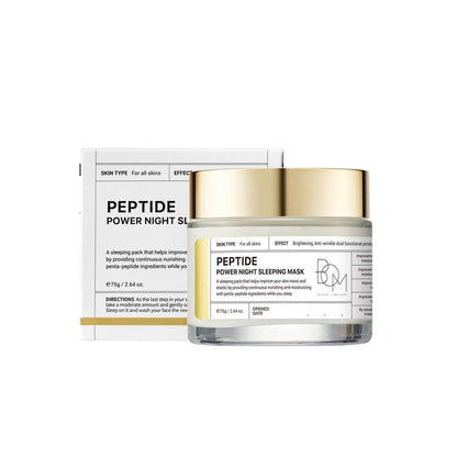 BOM Peptide Power Night Sleeping Mask - naktinė veido kaukė