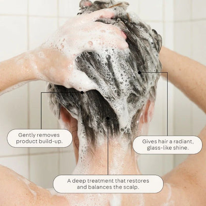 Perfect Clean 2-in-1 Scalp Scrub & Shampoo Valomasis šampūnas su pilingu, 200ml