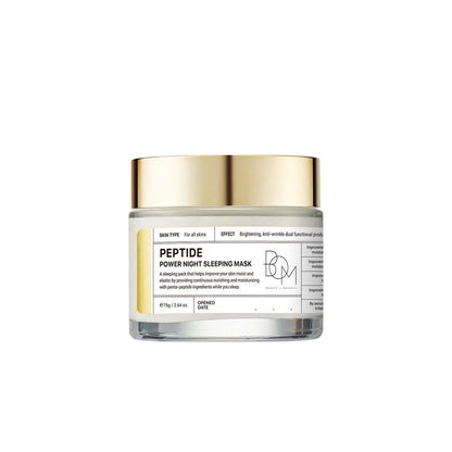 BOM Peptide Power Night Sleeping Mask - naktinė veido kaukė