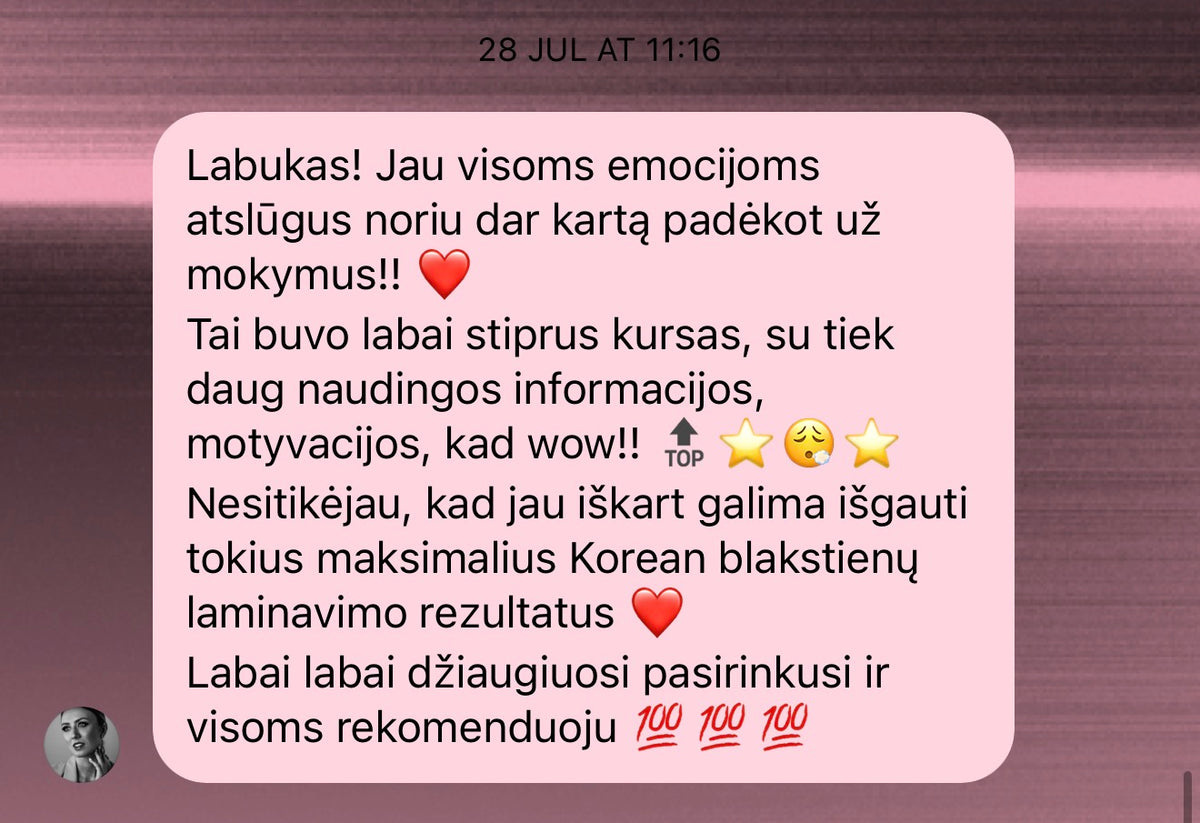 HYBRID Korėjietiškas blakstienų rietimas (be pudros) Online