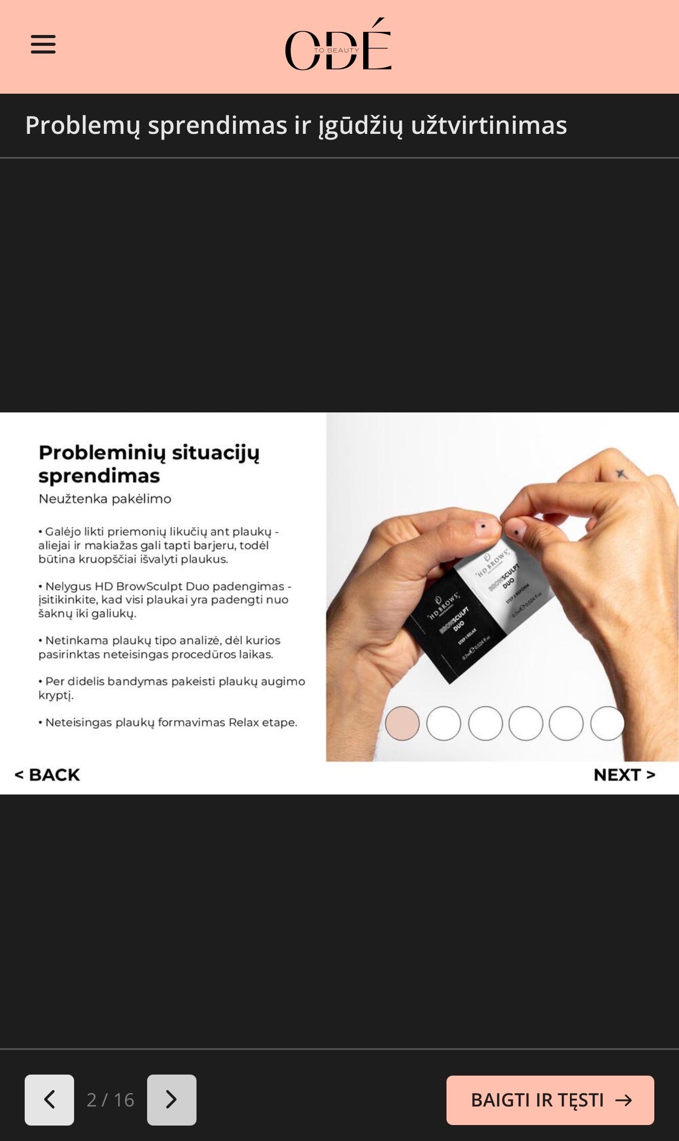 HD BROWSCULPT ONLINE kursas