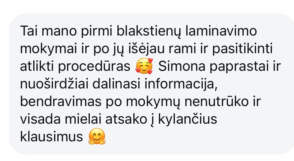 Korėjietiškas Blakstienų rietimo (Korean Lashlift) Masterclass (rezervacija)