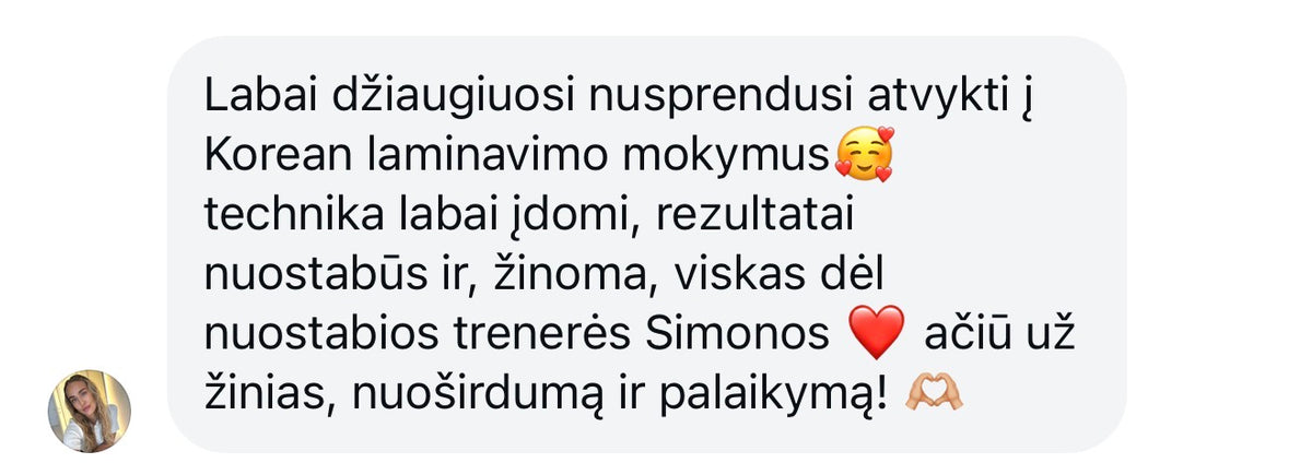 Korėjietiškas Blakstienų rietimo (Korean Lashlift) Masterclass (rezervacija)