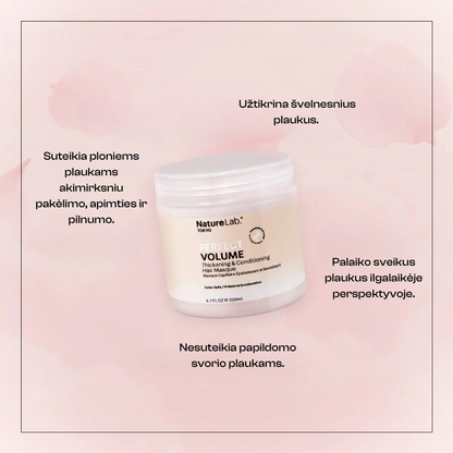 Perfect Volume Thickening & Conditioning Hair Masque Drėkinamoji plaukų kaukė, 200ml
