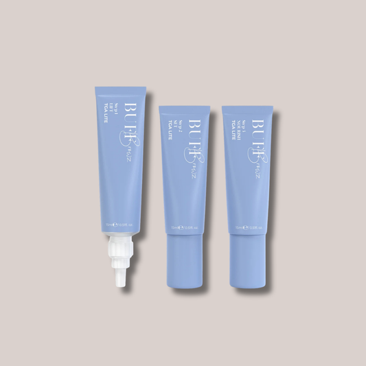 BUFF BROWZ TGA Lite Brow Lamination Kit - 1,2 & 3 Steps - 3 x 15ml