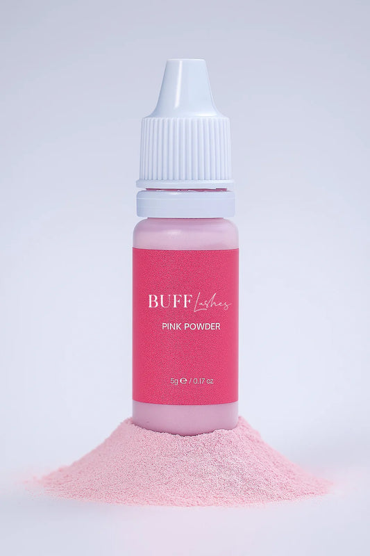 BUFF BROWZ Pink Powder – klampumo pudra (Korean technikai)