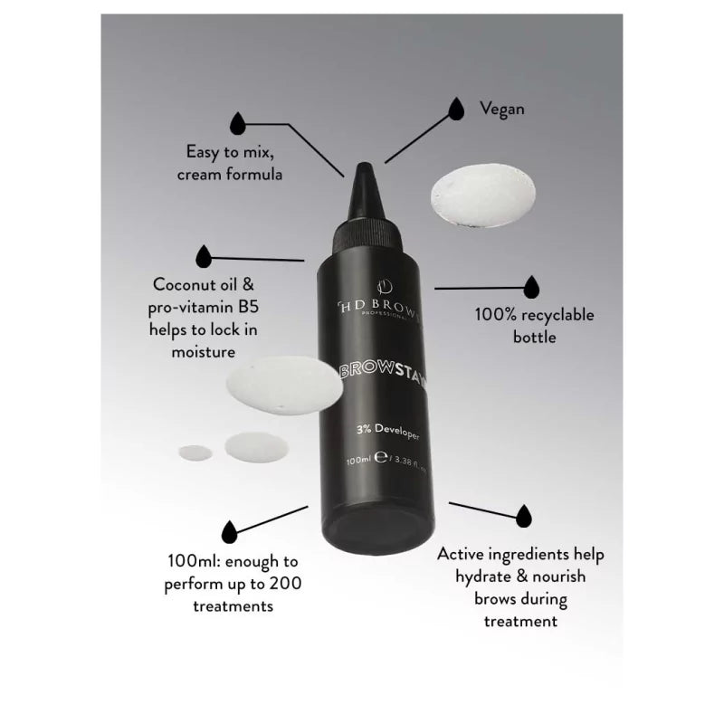 HD Brows BrowStay 3% Oksidantas (100ml)