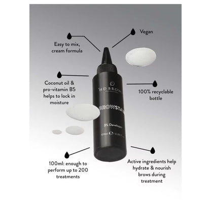 HD Brows BrowStay 3% Oksidantas (100ml)