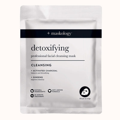 Maskology DETOXIFYING valomoji lakštinė veido kaukė, 20ml