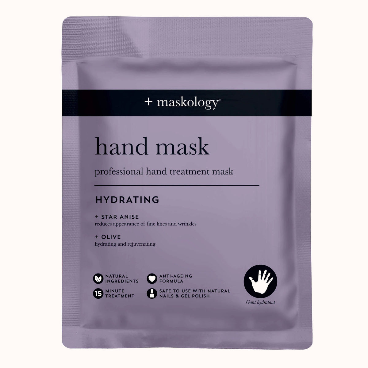 Maskology HAND MASK rankų kaukė-pirštinės, 1 pora