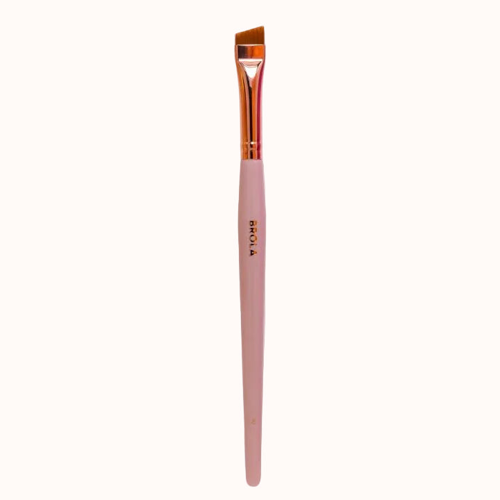 BROLA Powder Pink N4 Large Angled antakių šepetėlis