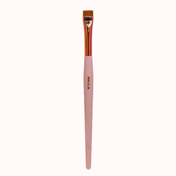 BROLA Powder Pink N5 Large Straight antakių šepetėlis