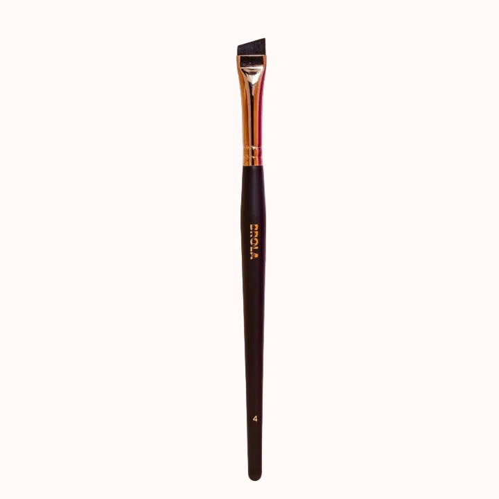 BROLA Black Gold N4 Large Angled antakių šepetėlis