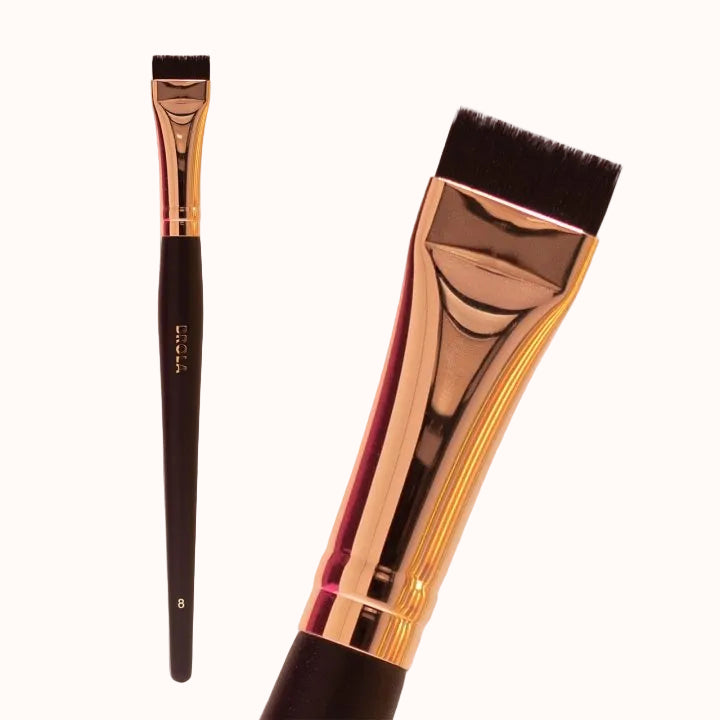 BROLA Black Gold N8 Extra Large Straight antakių šepetėlis